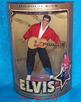 Elvis Presley Hasbro Jailhouse Rock 45 RPM The Sun Never Sets on a